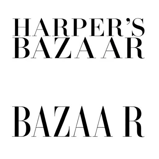 Harper's Bazaar publication logo - Fashion and luxury lifestyle available for guaranteed PR coverage